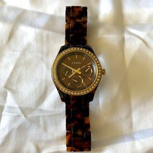 FOSSIL watch (Swarovski crytals)